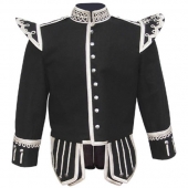 Black Fancy Doublet Piper Jacket